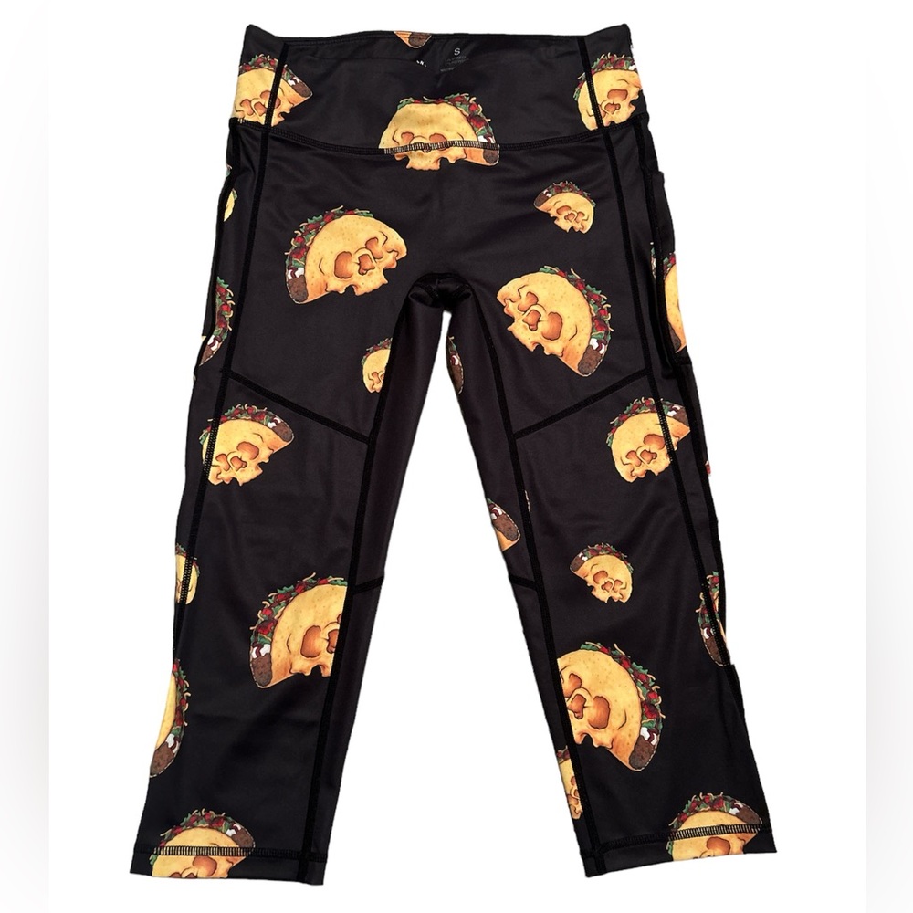 Beast Worx Skull Taco Cropped Legging